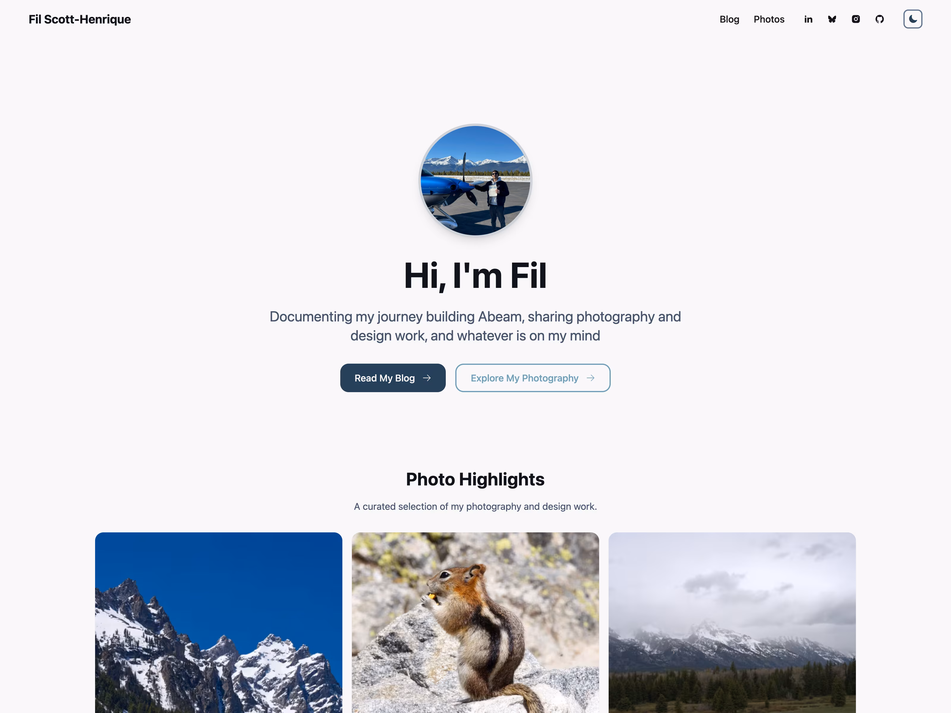 Custom Next.js version of the website